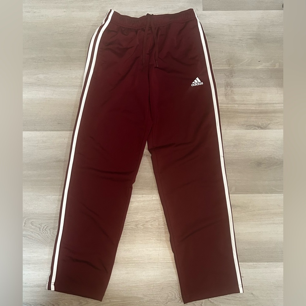 Adidas Maroon Sports Sweatpants